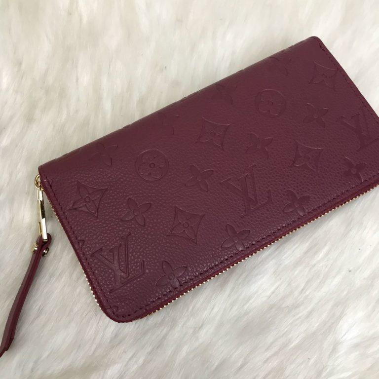louis vuitton cuzdan Zippy bordo 20x11