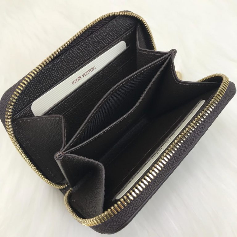 louis vuitton cuzdan Zippy compact mini boy kahve damier 12x9