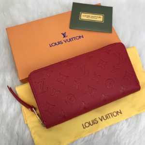 louis vuitton cuzdan Zippy kirmizi 20x11