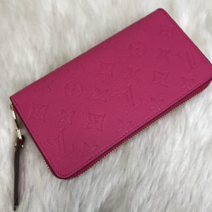 louis vuitton cuzdan Zippy pembe 20x11