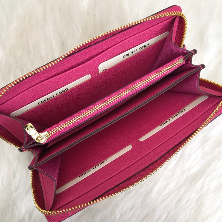 louis vuitton cuzdan Zippy pembe 20x11