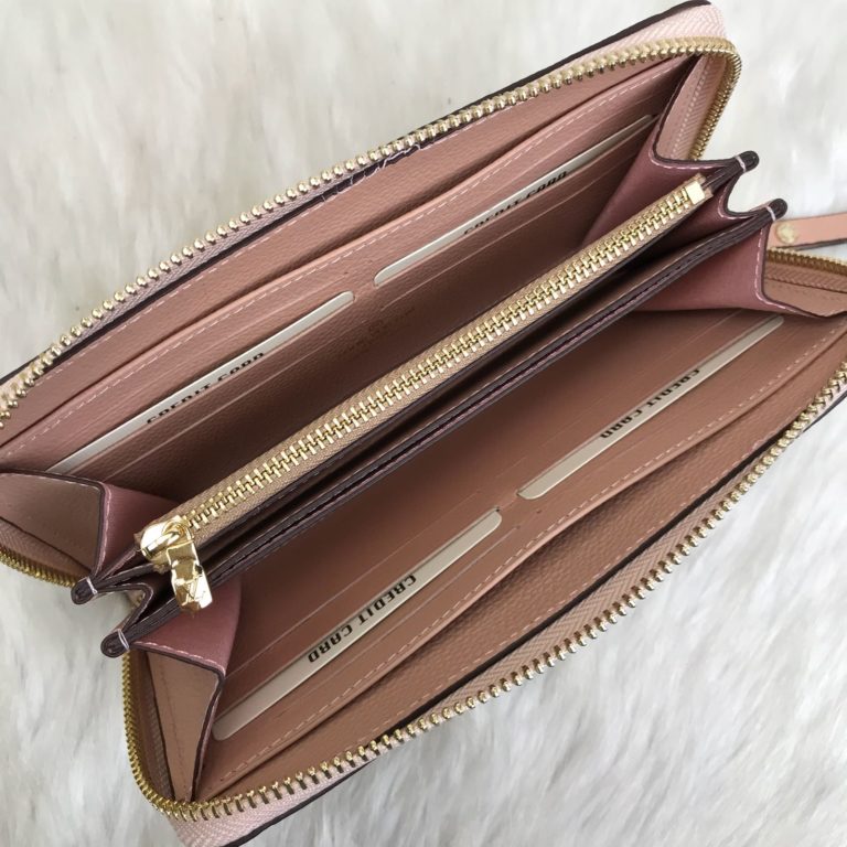 louis vuitton cuzdan Zippy pudra pembe 20x11