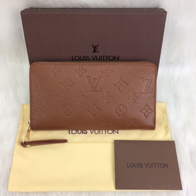 louis vuitton cuzdan Zippy taba 20x11