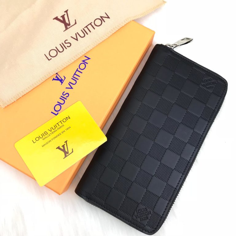 louis vuitton cuzdan Zippy vertical infini siyah 20x10