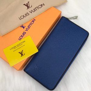 louis vuitton cuzdan Zippy vertical mavi 20x10