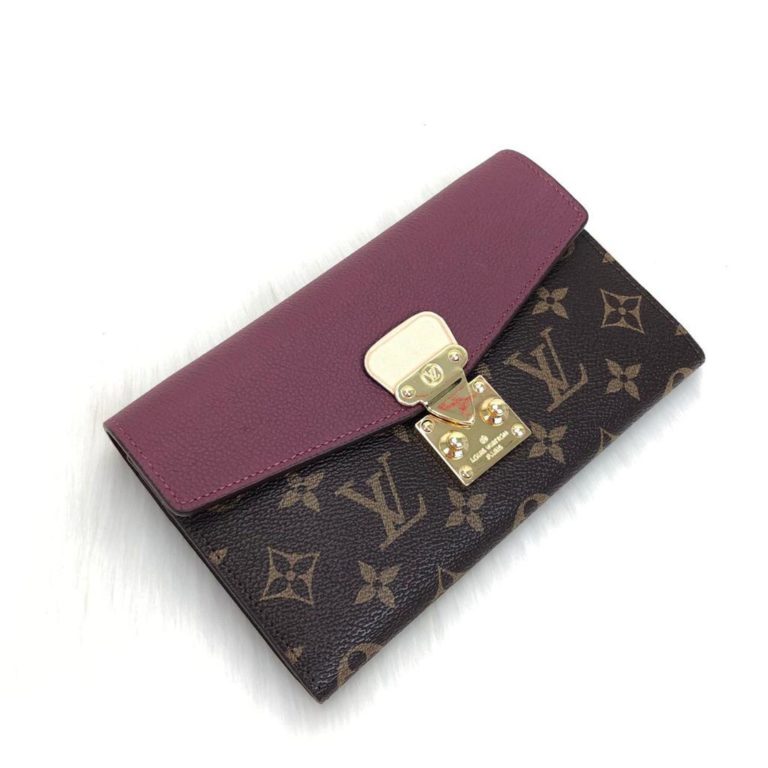 louis vuitton cuzdan bordo pallas zincirli 19x13