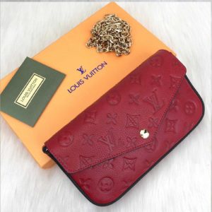 louis vuitton cuzdan cuzdan felice kirmizi 22x12