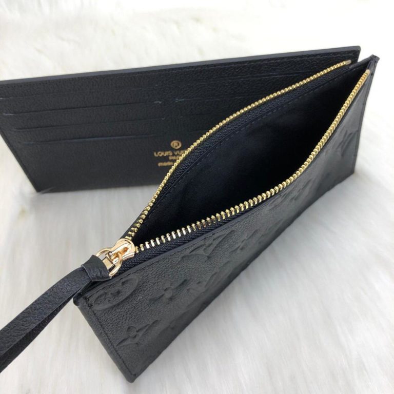 louis vuitton cuzdan cuzdan felice siyah 22x12