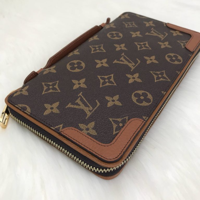 louis vuitton cuzdan daily organiser unisex monogram 23x12
