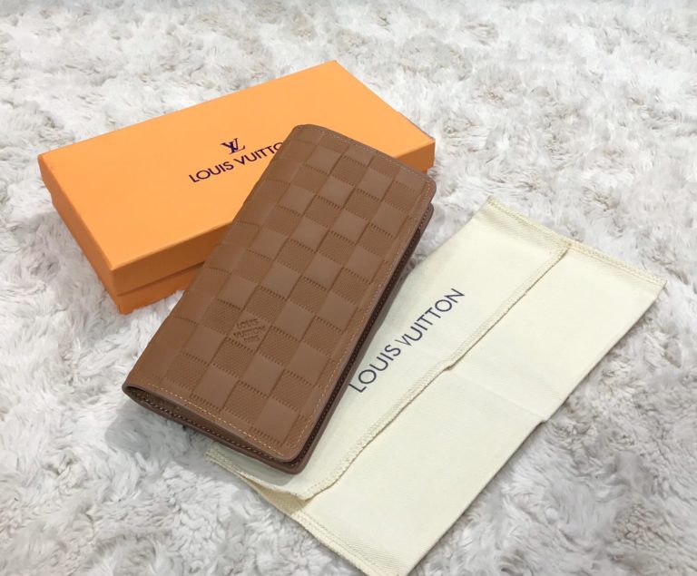 louis vuitton cuzdan erkek Brazza infini taba 19x10cm