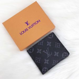 louis vuitton cuzdan erkek monogram siyah 11x9cm