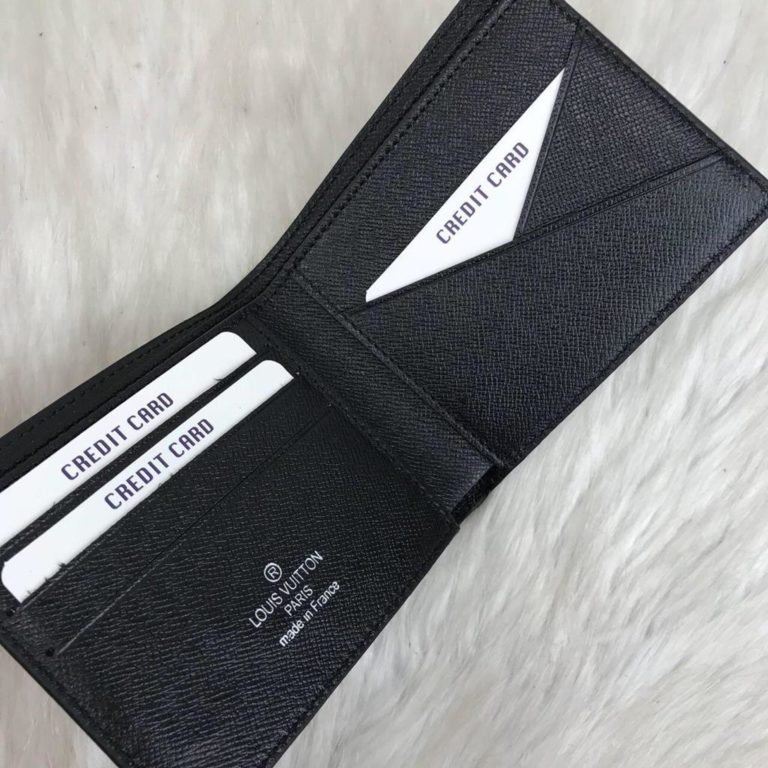 louis vuitton cuzdan erkek siyah 11x9cm