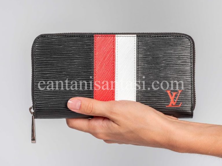 louis vuitton cuzdan erkek zippy kirmizi beyaz logolu