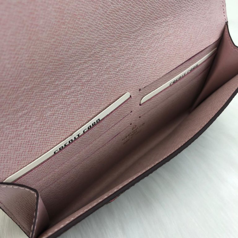 louis vuitton cuzdan jeanne kartlik damier pembe 20x12
