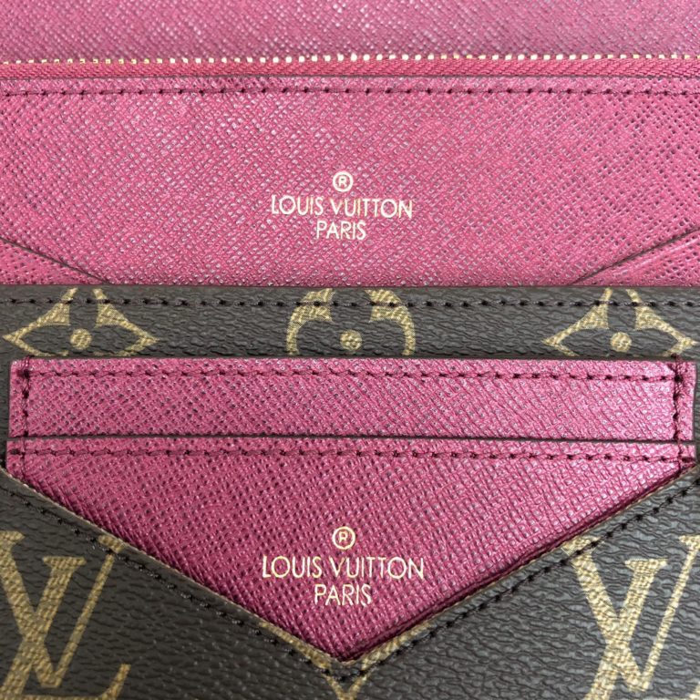 louis vuitton cuzdan jeanne kartlik monogram pembe 20x12