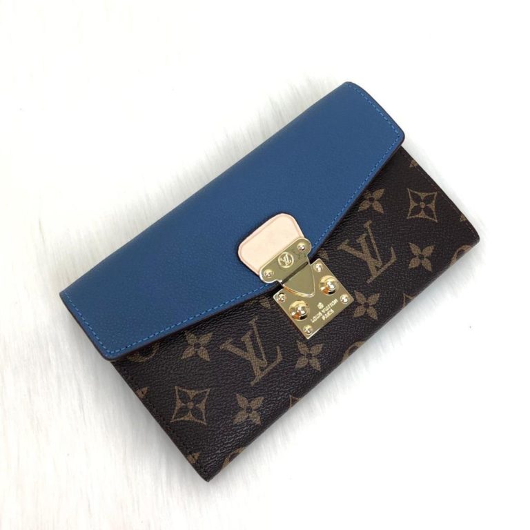 louis vuitton cuzdan mavi pallas zincirli 19x13