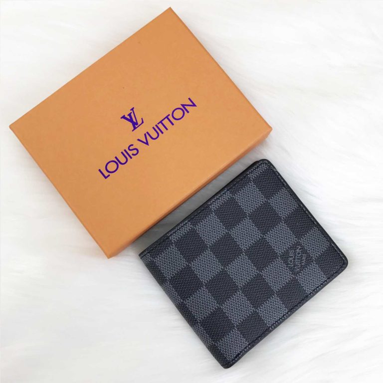louis vuitton cuzdan multiple erkek siyah gri damier 10x9