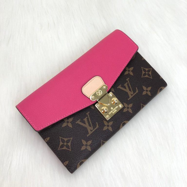louis vuitton cuzdan pembe zincirli 19x13