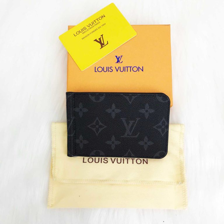 louis vuitton cuzdan pince erkek kartlik monogram siyah 12x8