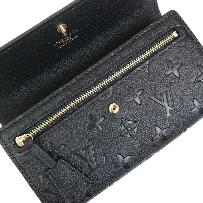 louis vuitton cuzdan pont neuf siyah 19x10
