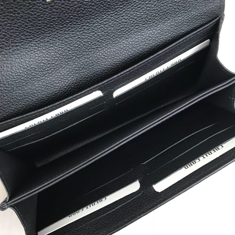 louis vuitton cuzdan pont neuf siyah 19x10