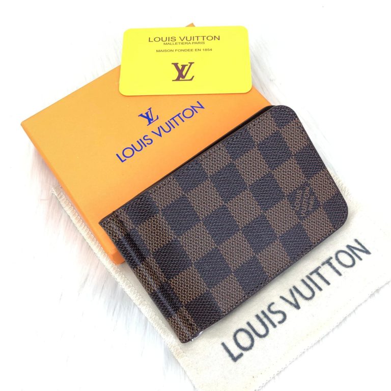 louis vuitton kartlik Pince damier para masali toz torbali 12x8cm