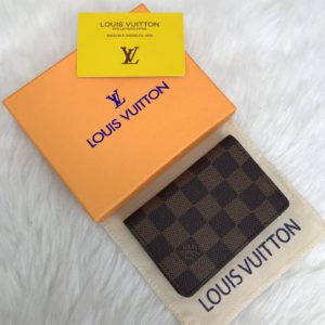 louis vuitton kartlik damier kahve pocket organiser 11x7cm