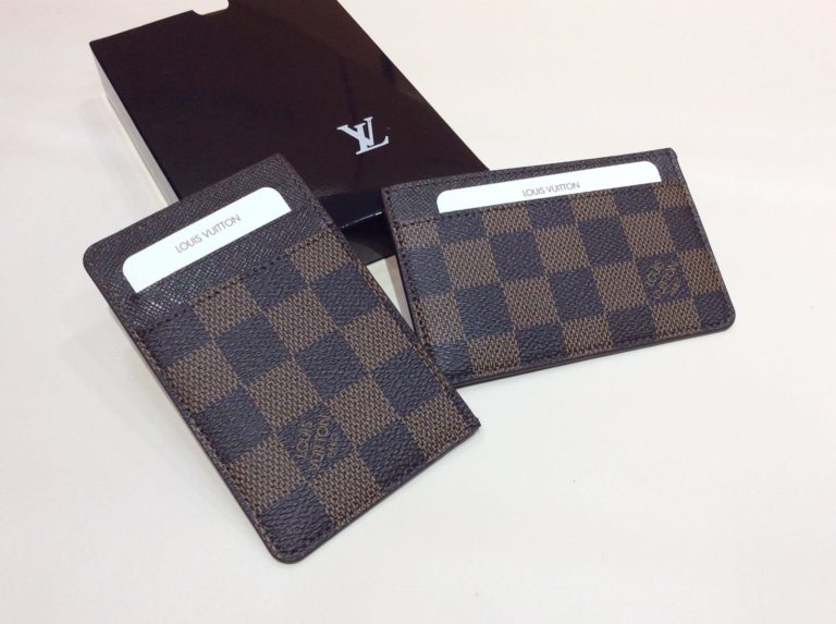 louis vuitton kartlik damier tekli kahve 11x7cm