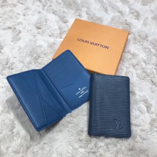 louis vuitton kartlik epi mavi pocket organiser 11x7cm