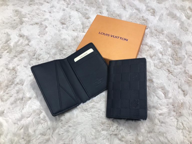 louis vuitton kartlik infini pocket organiser siyah 11x7cm