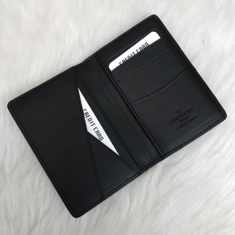 louis vuitton kartlik infini pocket organiser siyah 11x7cm