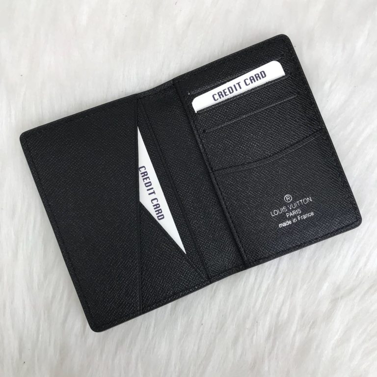 louis vuitton kartlik monogram siyah pocket organiser kutulu11x7cm
