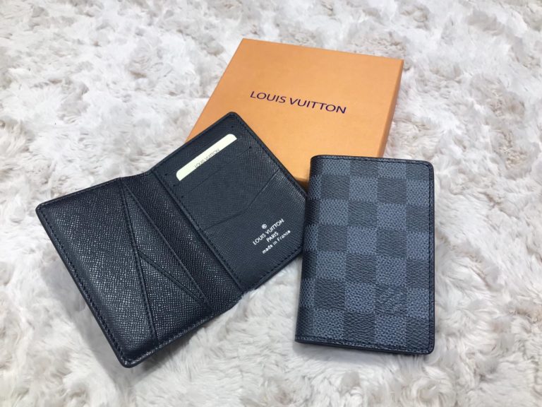 louis vuitton kartlik siyah damier pocket organiser 11x7cm