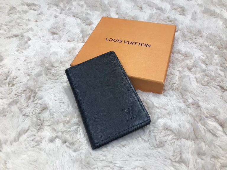 louis vuitton kartlik siyah pocket organiser 11x7cm
