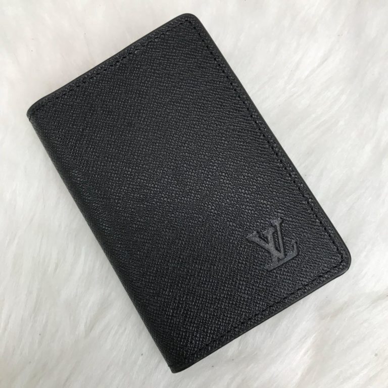 louis vuitton kartlik siyah pocket organiser 11x7cm