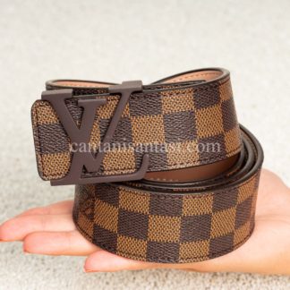 louis vuitton kemer damier kahve toka