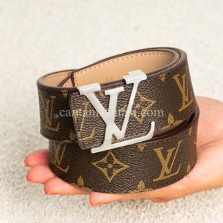 louis vuitton kemer monogram kahve silver toka