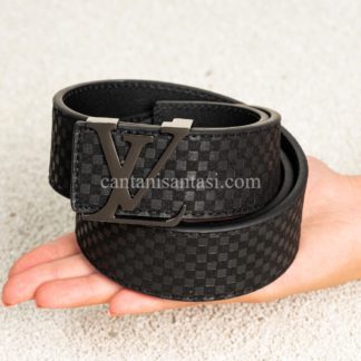 louis vuitton kemer siyah suet damier