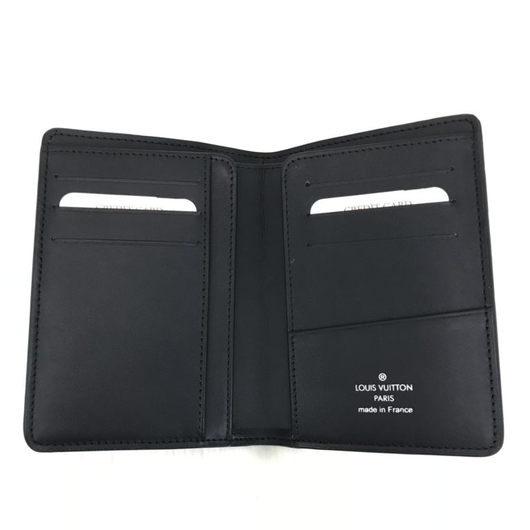 louis vuitton pasaport kilifi classic siyah 13x10cm