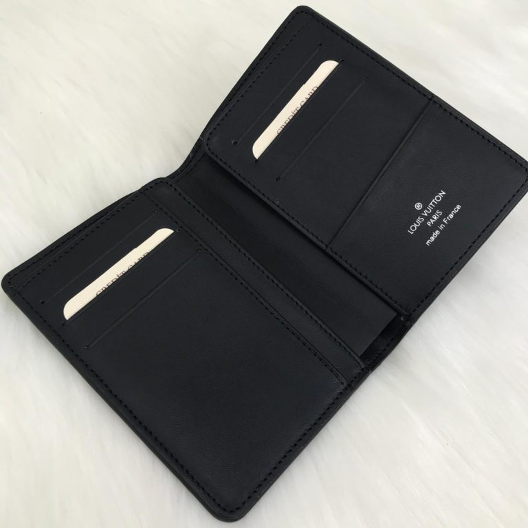 louis vuitton pasaport kilifi classic siyah 13x10cm