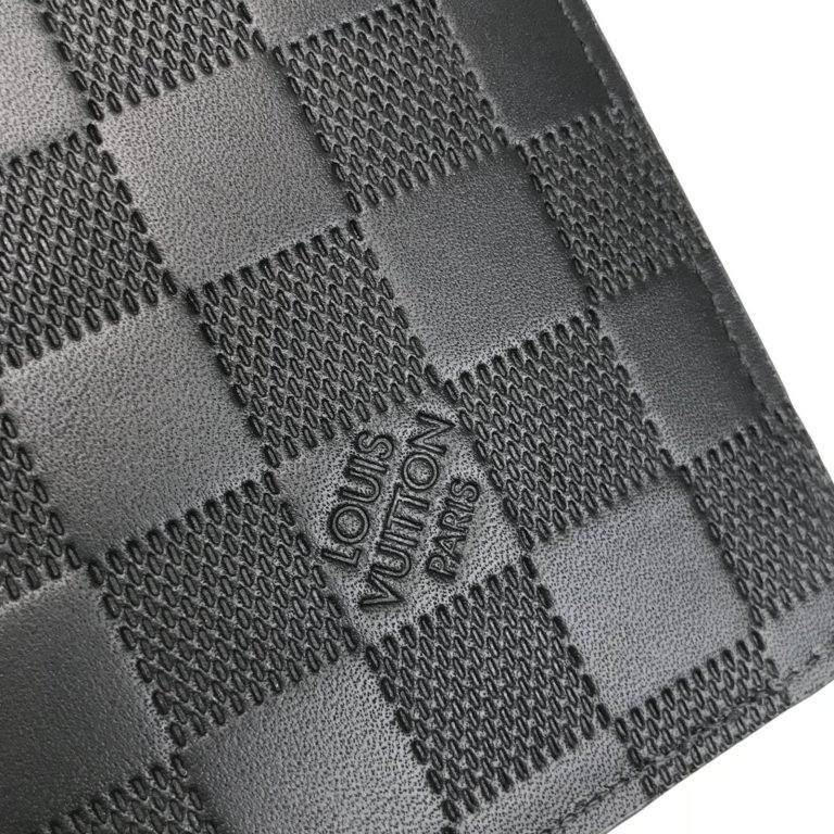 louis vuitton pasaport kilifi damier siyah 13x10cm