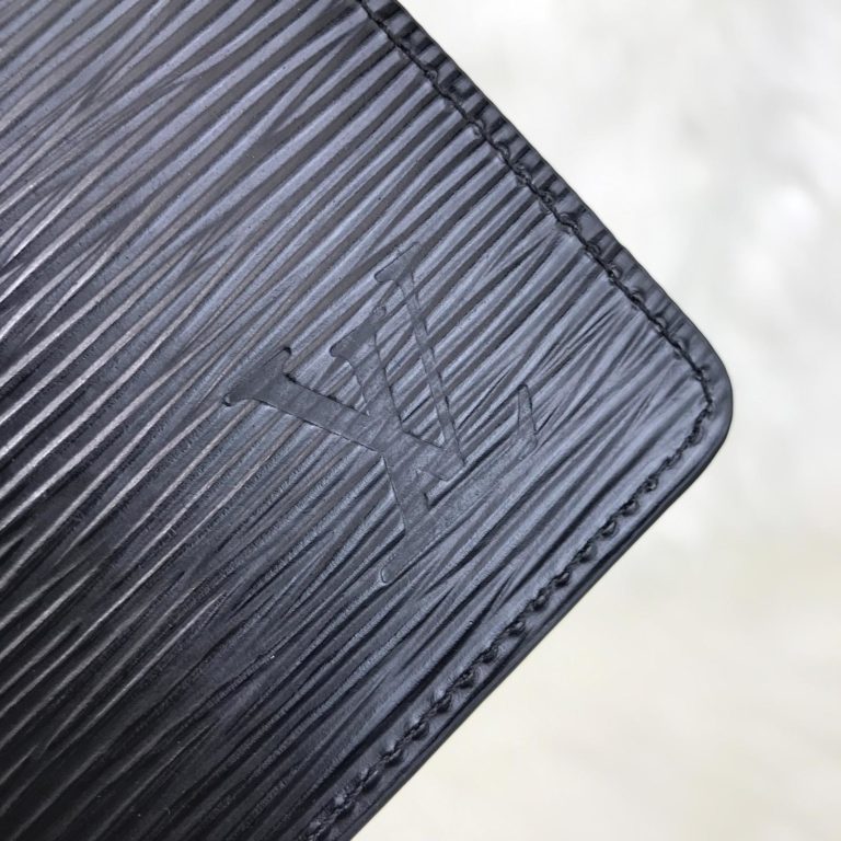 louis vuitton pasaport kilifi epi siyah 13x10cm
