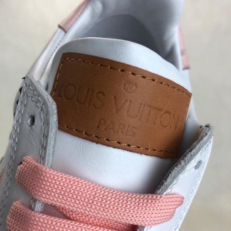louis vuitton sneakers frontrow vintage suede pembe beyaz kutulu