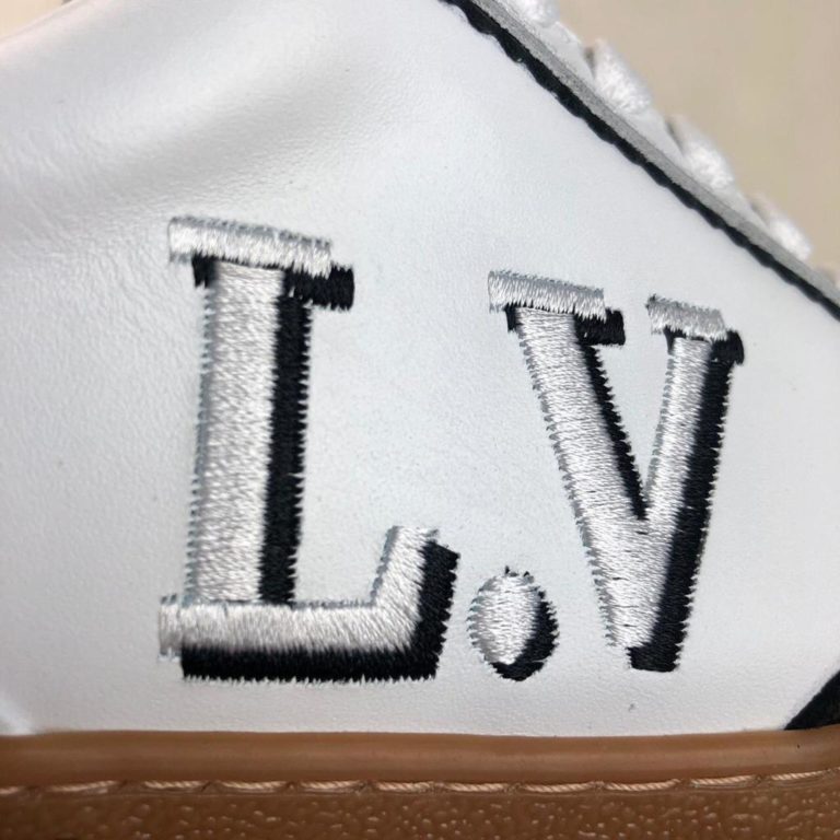 louis vuitton sneakers frontrow vintage suede siyah beyaz kutulu