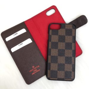 louis vuitton telefon kilifi iphone 8 plus kahve damier kapakli kartlik mevcut