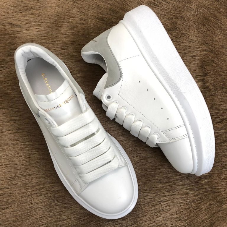 Alexander McQueen Spor Ayakkabi Sneaker Arkasi gri