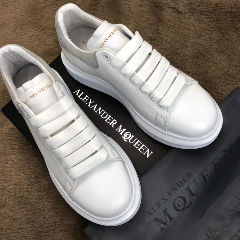 Alexander McQueen Spor Ayakkabi Sneaker Arkasi gri