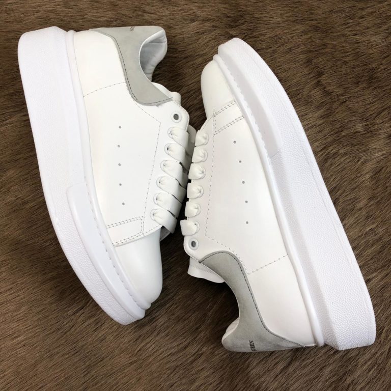 Alexander McQueen Spor Ayakkabi Sneaker Arkasi gri