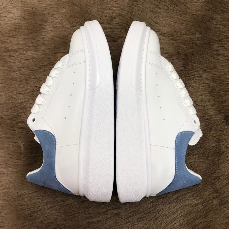 Alexander McQueen Spor Ayakkabi Sneaker Arkasi mavi deri