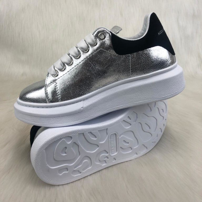 Alexander McQueen Spor Ayakkabi Sneaker silver